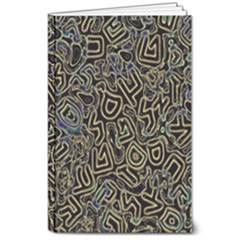 Pattern Abstract Runes Graphic 8  X 10  Softcover Notebook