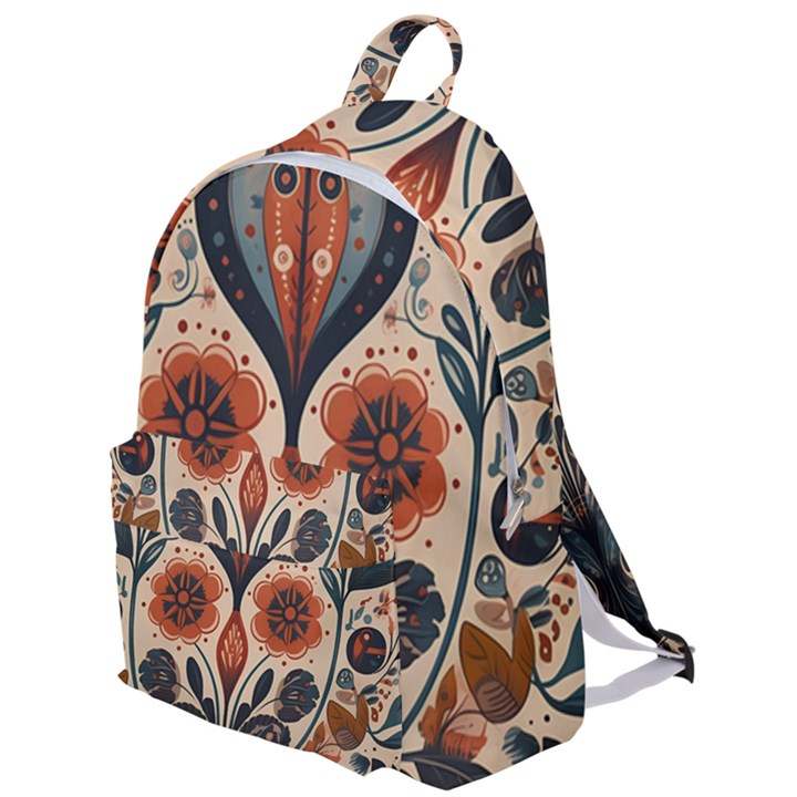 Flower Leaves Floral The Plain Backpack