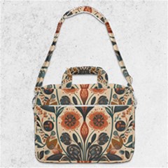 Flower Leaves Floral Macbook Pro 13  Shoulder Laptop Bag  by pakminggu