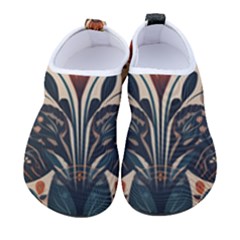 Flower Leaves Floral Men s Sock-style Water Shoes