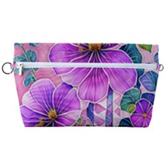 Flowers Leaves Handbag Organizer