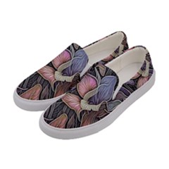 Flowers Iris Plant Women s Canvas Slip Ons by pakminggu