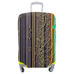 Wisteria Vine Garden Flowers Luggage Cover (Medium)