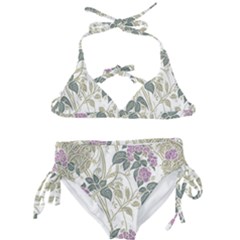 Vine Vineyard Plants Nature Kids  Classic Bikini Set by uniart180623