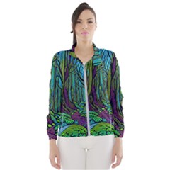 Spectral Forest Nature Women s Windbreaker