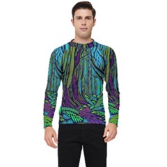 Spectral Forest Nature Men s Long Sleeve Rash Guard by uniart180623