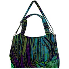 Spectral Forest Nature Double Compartment Shoulder Bag by uniart180623