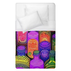 Bottles Colorful Duvet Cover (single Size) by uniart180623