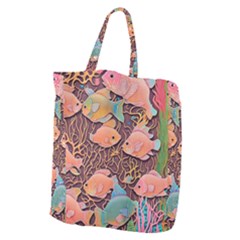 Tropical Fish Giant Grocery Tote by uniart180623