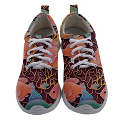 Tropical Fish Women Athletic Shoes by uniart180623