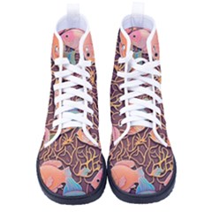 Tropical Fish Men s High-top Canvas Sneakers by uniart180623