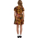 Red and Yellow Ivy  Kids  Bow Tie Puff Sleeve Dress View4