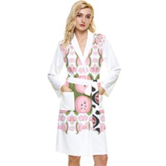 Sukabumi Mochi Long Sleeve Velvet Robe by posters