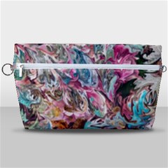 Pink Petals Blend Handbag Organizer by kaleidomarblingart