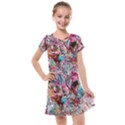 Pink Petals Blend Kids  Cross Web Dress View1