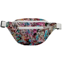 Pink Petals Blend Fanny Pack by kaleidomarblingart