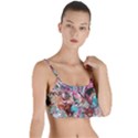 Pink Petals Blend Layered Top Bikini Top  View1