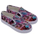 Pink Petals Blend Kids  Canvas Slip Ons View3