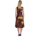 Dragon Art Fire Digital Fantasy Midi Sleeveless Dress View2