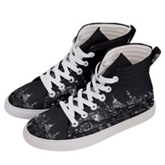 New York Skyline Women s Hi-top Skate Sneakers by Bedest