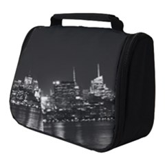 New York Skyline Full Print Travel Pouch (small) by Bedest