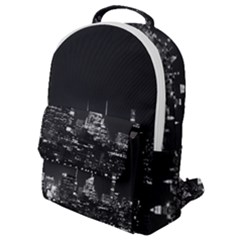 New York Skyline Flap Pocket Backpack (small) by Bedest