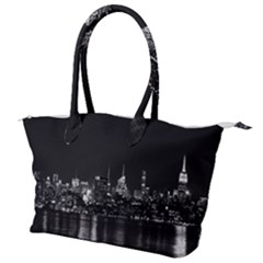 New York Skyline Canvas Shoulder Bag by Bedest