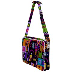 Abstract A Colorful Modern Illustration--- Cross Body Office Bag by Bedest