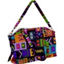 Abstract A Colorful Modern Illustration--- Canvas Crossbody Bag View1