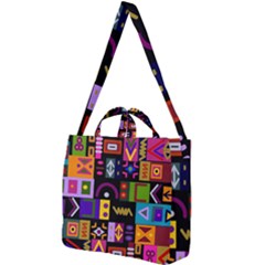 Abstract A Colorful Modern Illustration--- Square Shoulder Tote Bag by Bedest