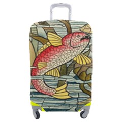 Fish Underwater Cubism Mosaic Luggage Cover (medium) by Bedest