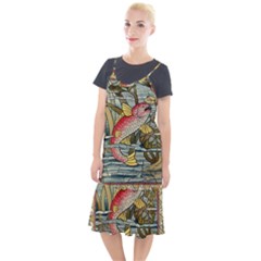 Fish Underwater Cubism Mosaic Camis Fishtail Dress by Bedest