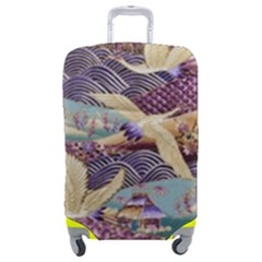 Textile-fabric-cloth-pattern Luggage Cover (medium) by Bedest