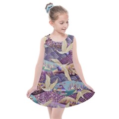 Textile-fabric-cloth-pattern Kids  Summer Dress by Bedest