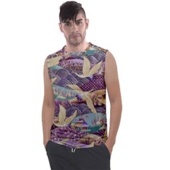 Textile-fabric-cloth-pattern Men s Regular Tank Top by Bedest