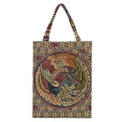 Wings-feathers-cubism-mosaic Classic Tote Bag by Bedest