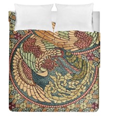 Wings-feathers-cubism-mosaic Duvet Cover Double Side (queen Size) by Bedest