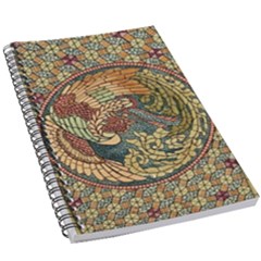 Wings-feathers-cubism-mosaic 5 5  X 8 5  Notebook by Bedest