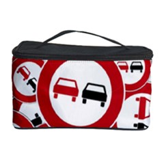 Overtaking-traffic-sign Cosmetic Storage Case by Bedest