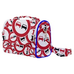 Overtaking-traffic-sign Satchel Shoulder Bag by Bedest