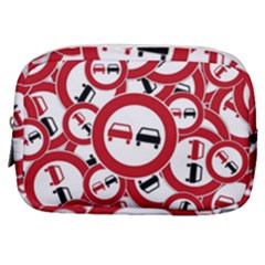 Overtaking-traffic-sign Make Up Pouch (small) by Bedest