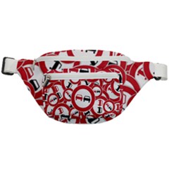 Overtaking-traffic-sign Fanny Pack by Bedest