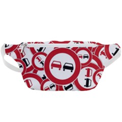 Overtaking-traffic-sign Waist Bag  by Bedest