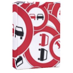 Overtaking-traffic-sign Playing Cards Single Design (rectangle) With Custom Box by Bedest