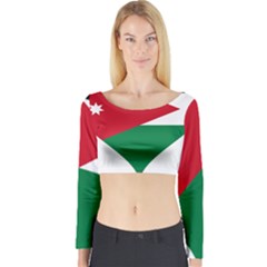 Heart-love-affection-jordan Long Sleeve Crop Top by Bedest