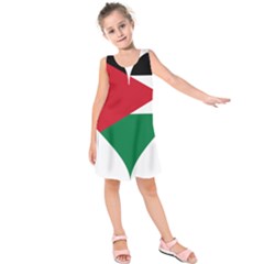 Heart-love-affection-jordan Kids  Sleeveless Dress by Bedest