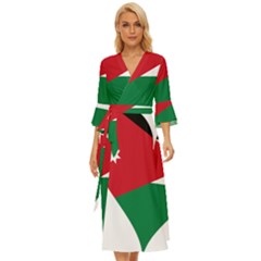 Heart-love-affection-jordan Midsummer Wrap Dress by Bedest