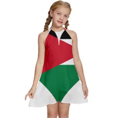 Heart-love-affection-jordan Kids  Halter Collar Waist Tie Chiffon Dress by Bedest