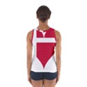 Heart-love-flag-denmark-red-cross Sport Tank Top  View2