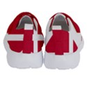 Heart-love-flag-denmark-red-cross Kids  Velcro No Lace Shoes View4